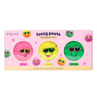 Fuzzy Pouts Glowy Lip Balm Trio