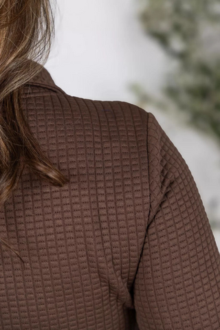 Whitley Waffle Snap Pullover