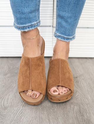 Hissy Fit Faux Suede Wedge