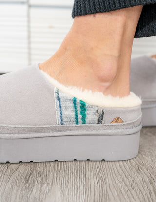 Jane Platform Slip On - Grey Multi