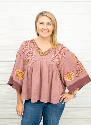 Stylish Envision Embroidered Top