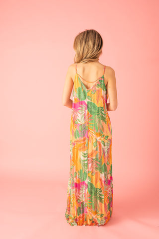 Joy In Every Day Pleated Maxi Dress