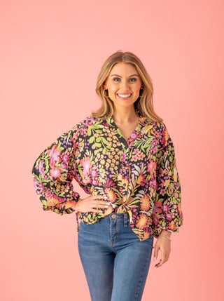 Blossoming With Joy Floral Blouse