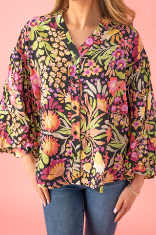 Blossoming With Joy Floral Blouse