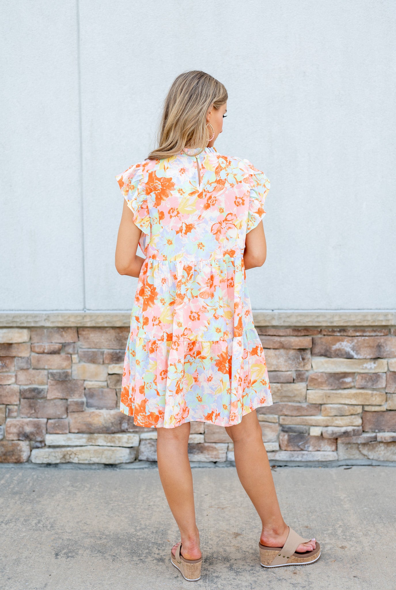 Through My Eyes Floral Mini Dress