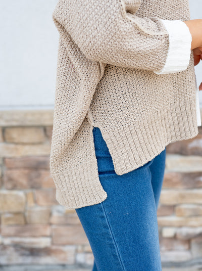 Look Over There Colorblock Sweater