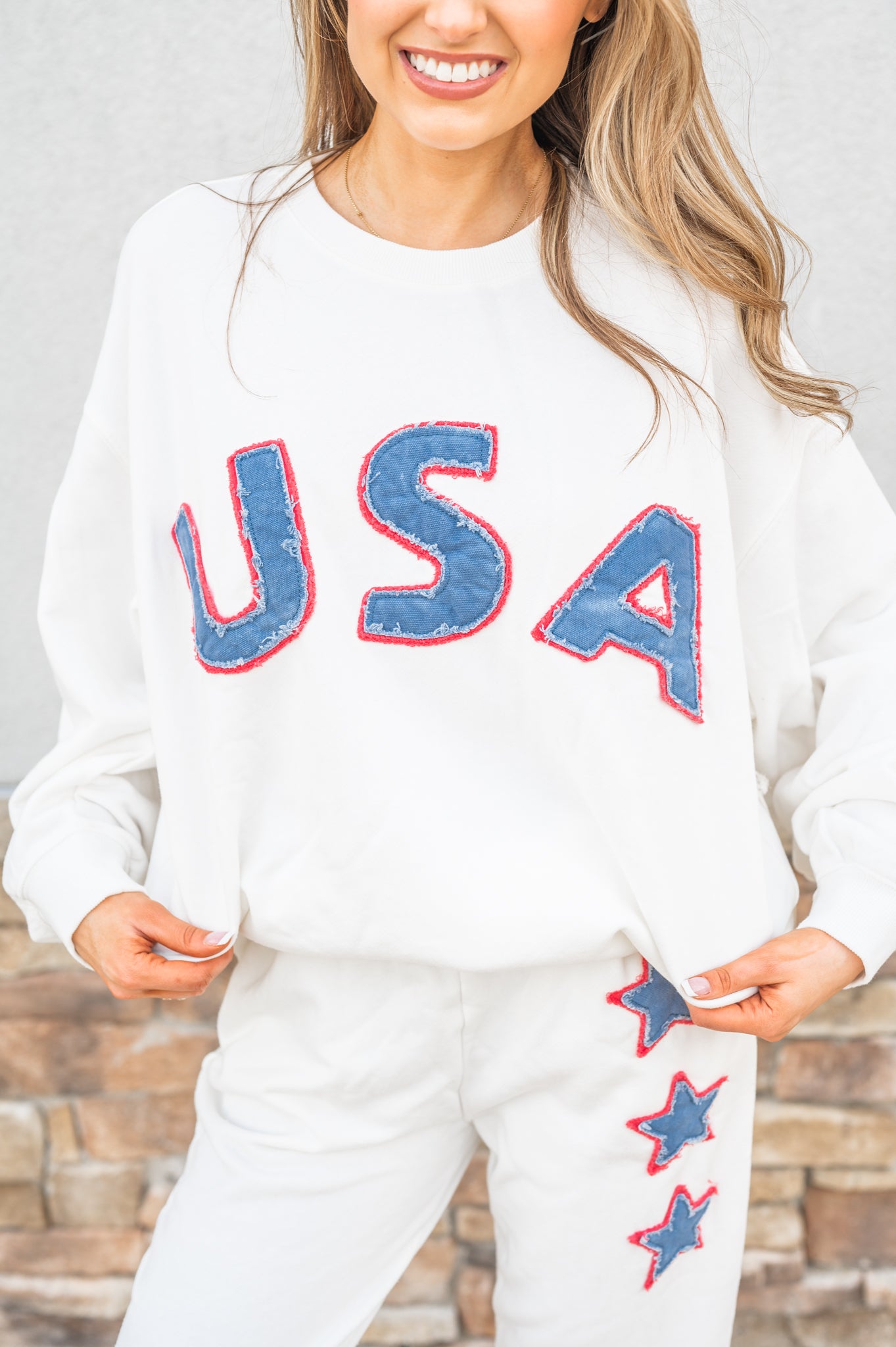 "USA" Graphic French Terry Pullover