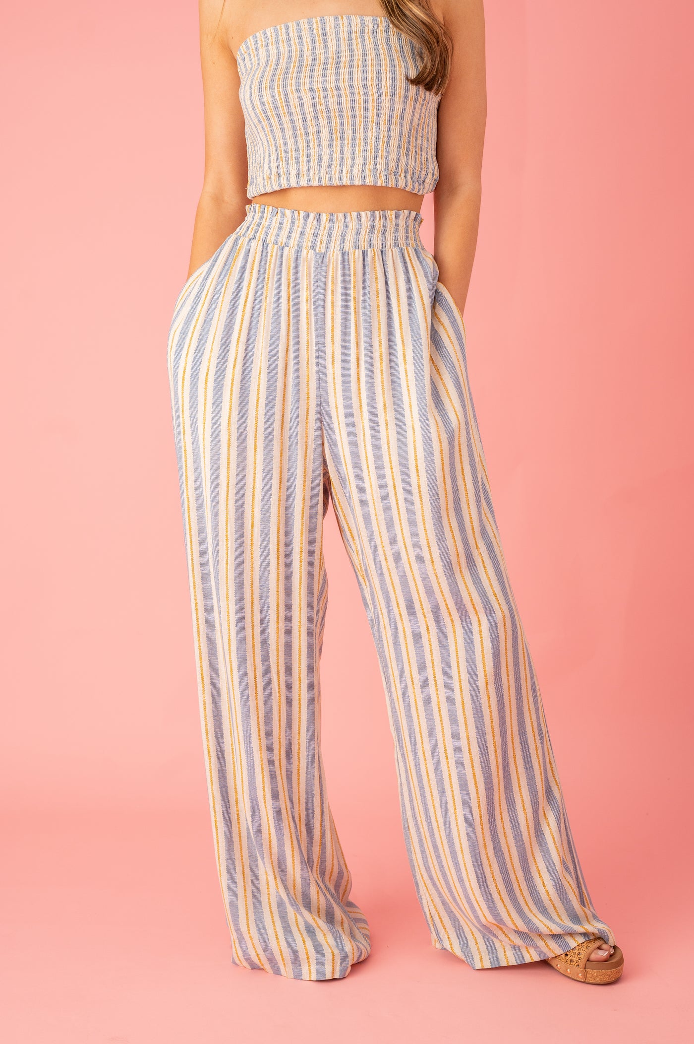 Keeping It Fun Striped Two Piece Set