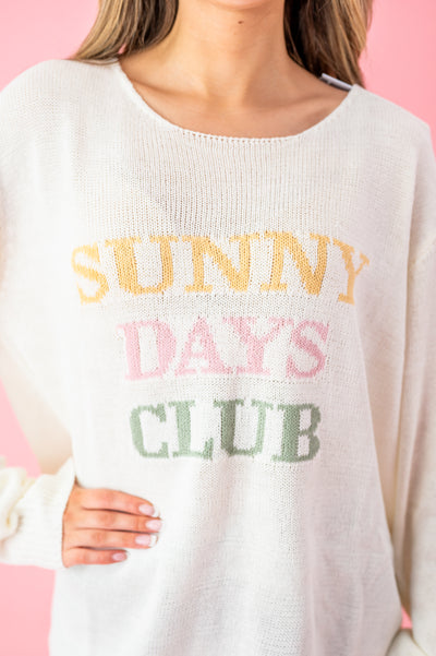 Sunny Days Club Sweater