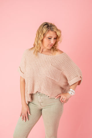 Snuggly Sensation Knit Sweater Top