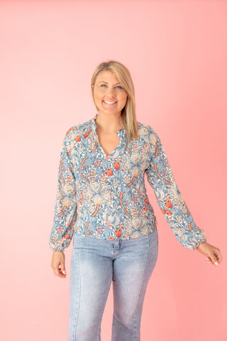 All For You Floral Blouse