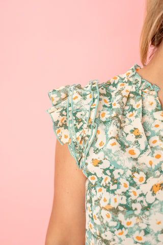 No Pressure Floral Blouse