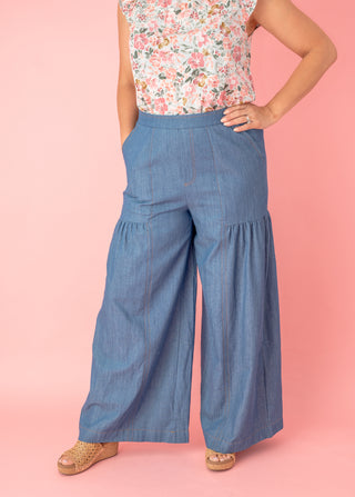 Sweet Taste Denim Palazzo Pants