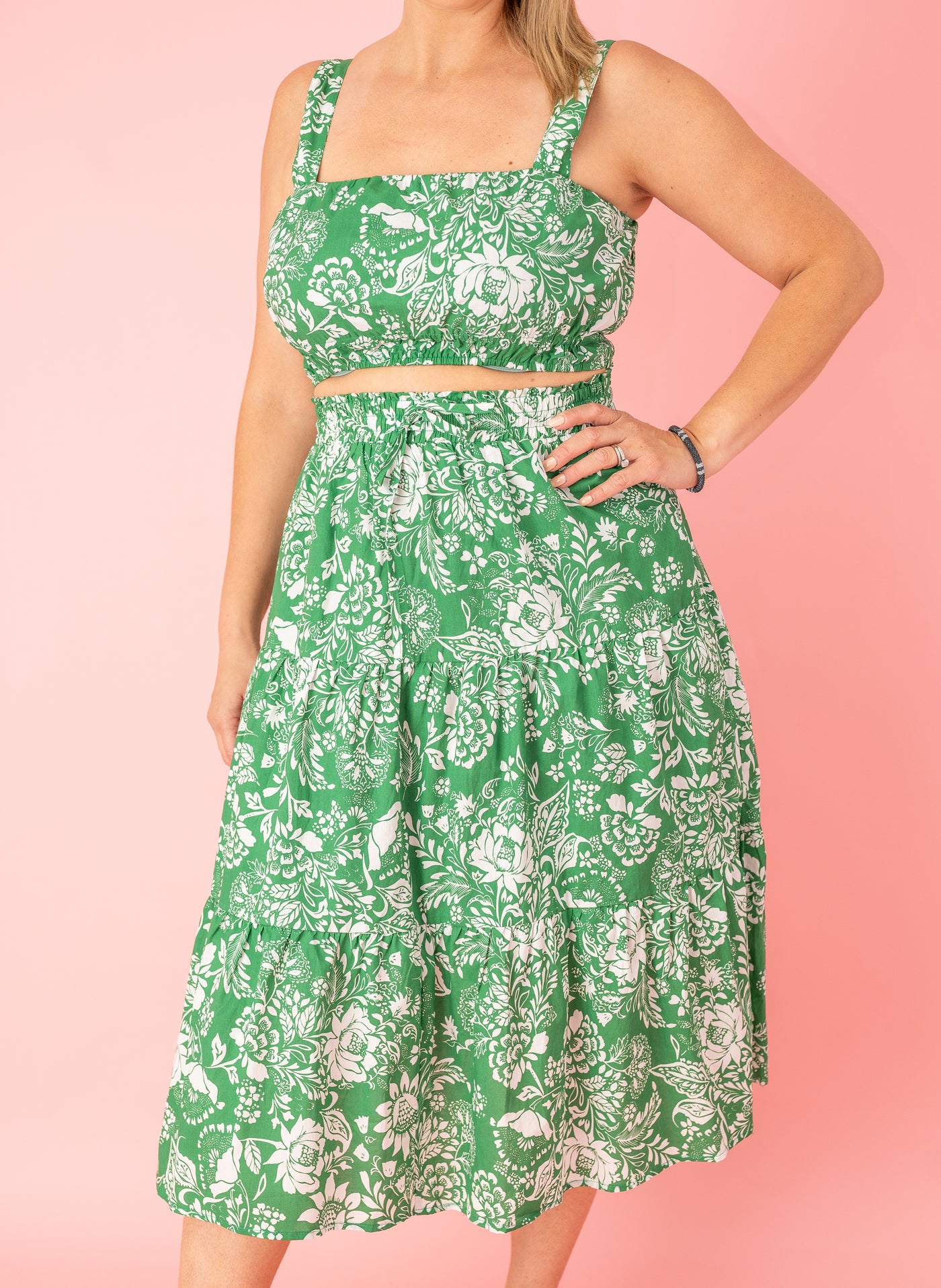 Botanical Look Two Piece Set