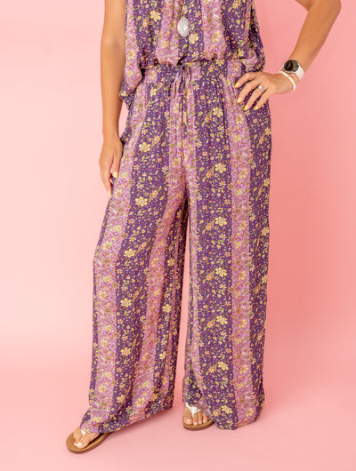 Truly The Star Floral Pants