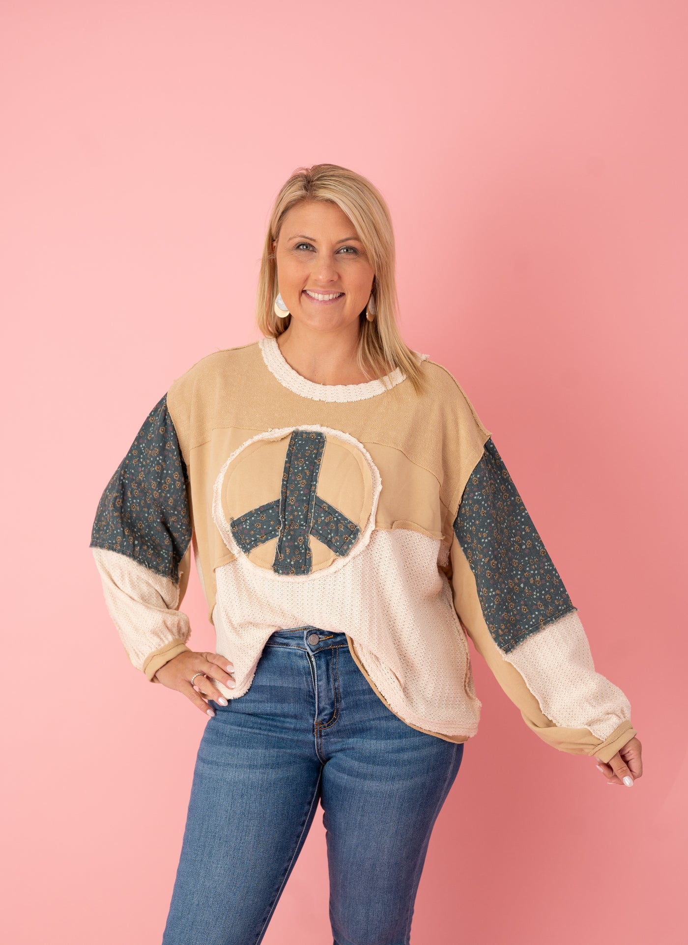 Classic Peace Emblem Top