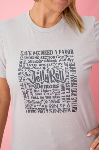 Jelly Roll Song Playlist Graphic Tee