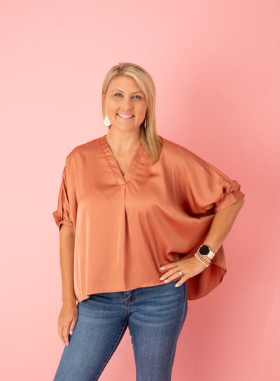 Just A Memory V-Neck Blouse