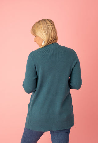 Face The Day Open Knit Cardigan