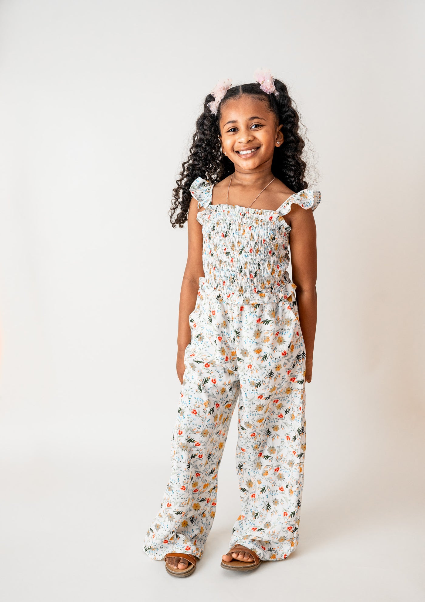 Adorably Sweet Floral Jumpsuit