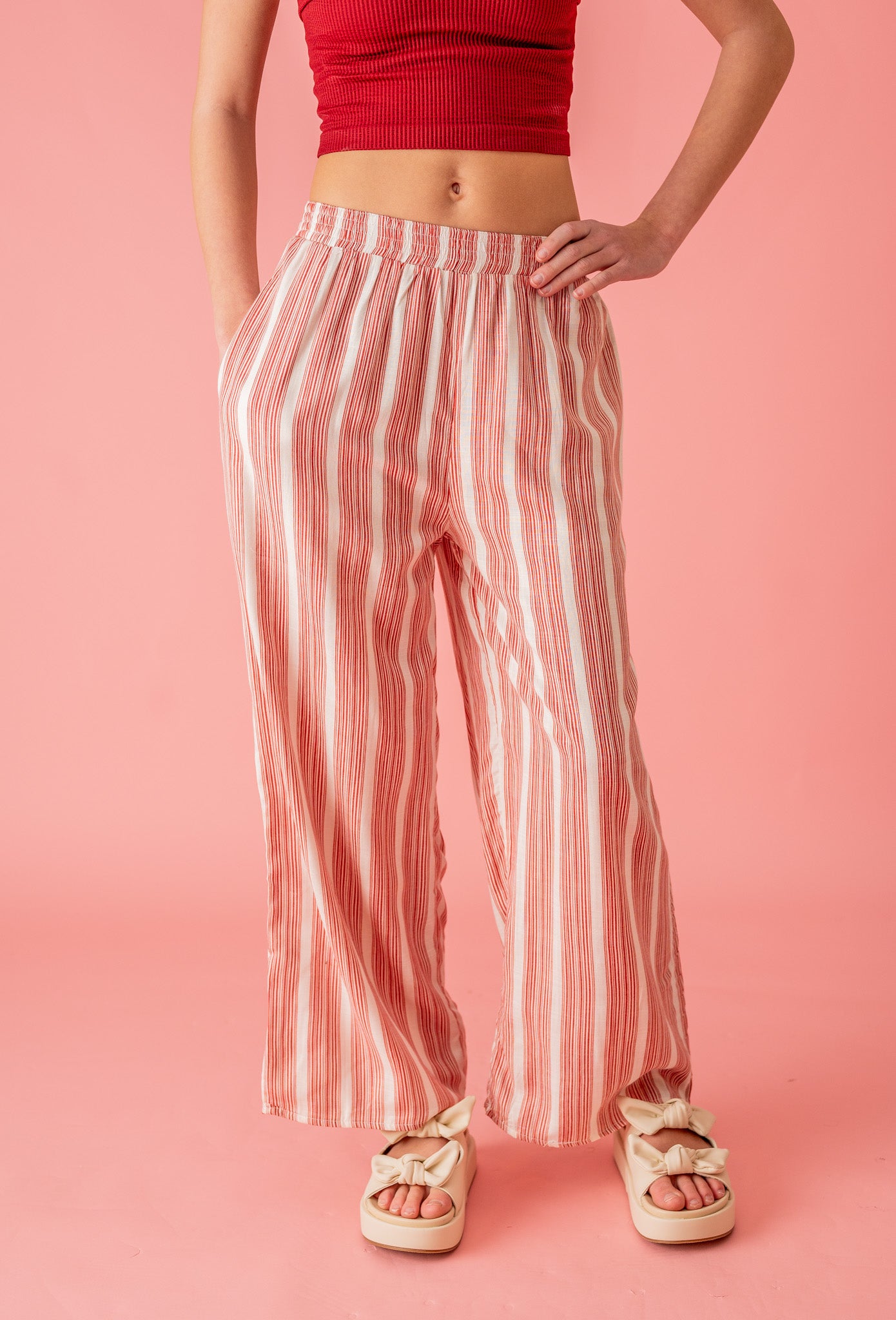 Candy Stripe Flare Bottoms