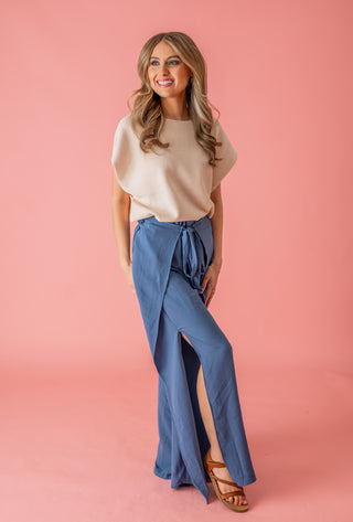 Get Ready To Conquer Wrap Front Pants