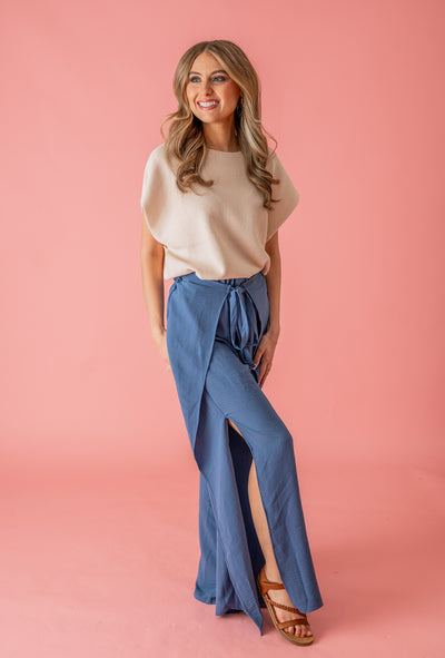Get Ready To Conquer Wrap Front Pants
