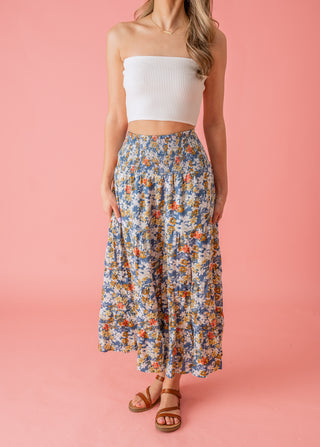 On My Mind Floral Skirt