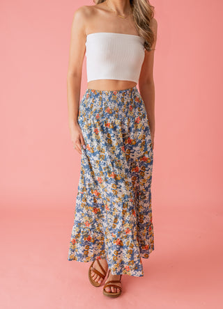 On My Mind Floral Skirt