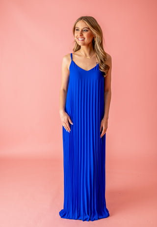 Beautiful Life Pleated Maxi Dress