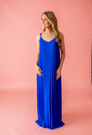 Beautiful Life Pleated Maxi Dress