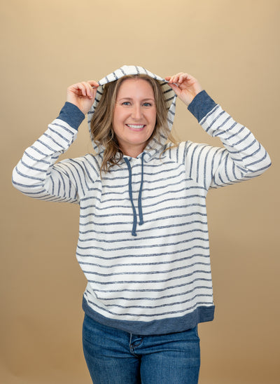 Passion Is Beauty Stripe Hoodie