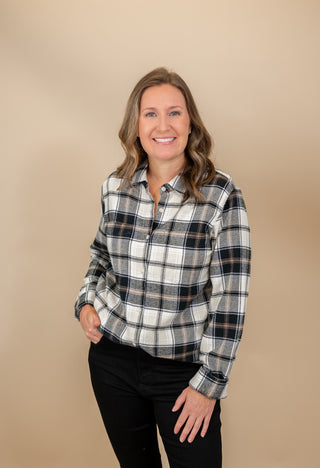 Lasting Impressions Flannel Top