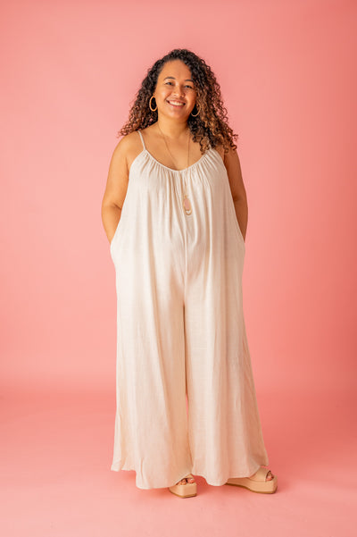 All Is Right Wide Leg Jumpsuit