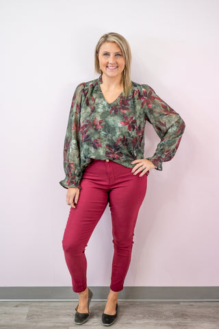 Alluring Appeal Floral Blouse