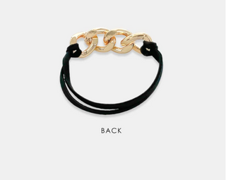 Enamel Hair Tie - Bracelet Set