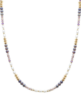 Clear As Day Candy Beaded Necklace