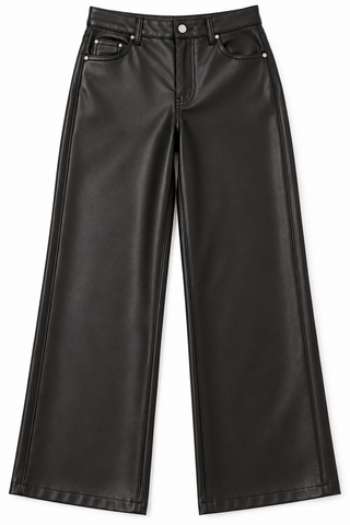 Luxe Leather Wide Leg Pants