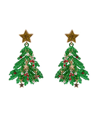 Charm Christmas Tree Earring