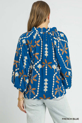 Style Freedom Floral Print Blouse