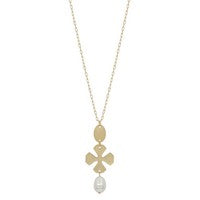 Pearl Bloom Pendant Necklace