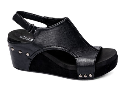 Carley Wedge - Black Combo