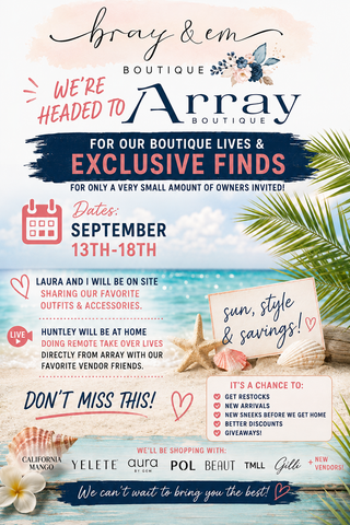 ARRAY WE ARE HEADED TO PLAY!