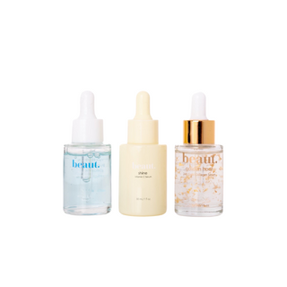 PREORDER beaut.: triple threat serum set
