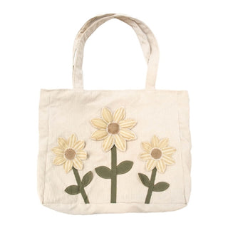 Sunflower Corduroy Bag