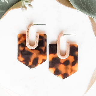 Madison Arrow Shaped Resin Earrings