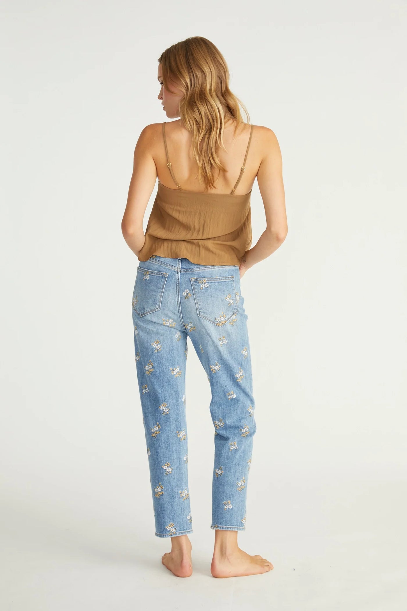 Driftwood Garden Fresh Floral Straight Jean