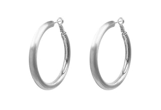 Satin 2" Hoop Earring