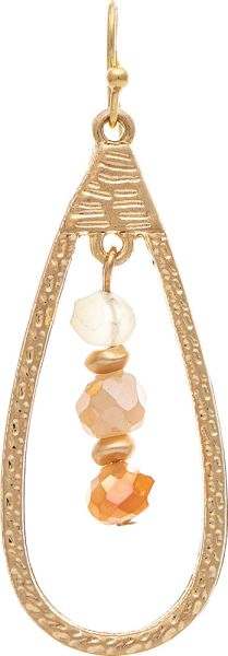 Golden Sunset Teardrop Earrings
