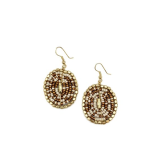 Sachi Coffee & Cream Collection Earrings